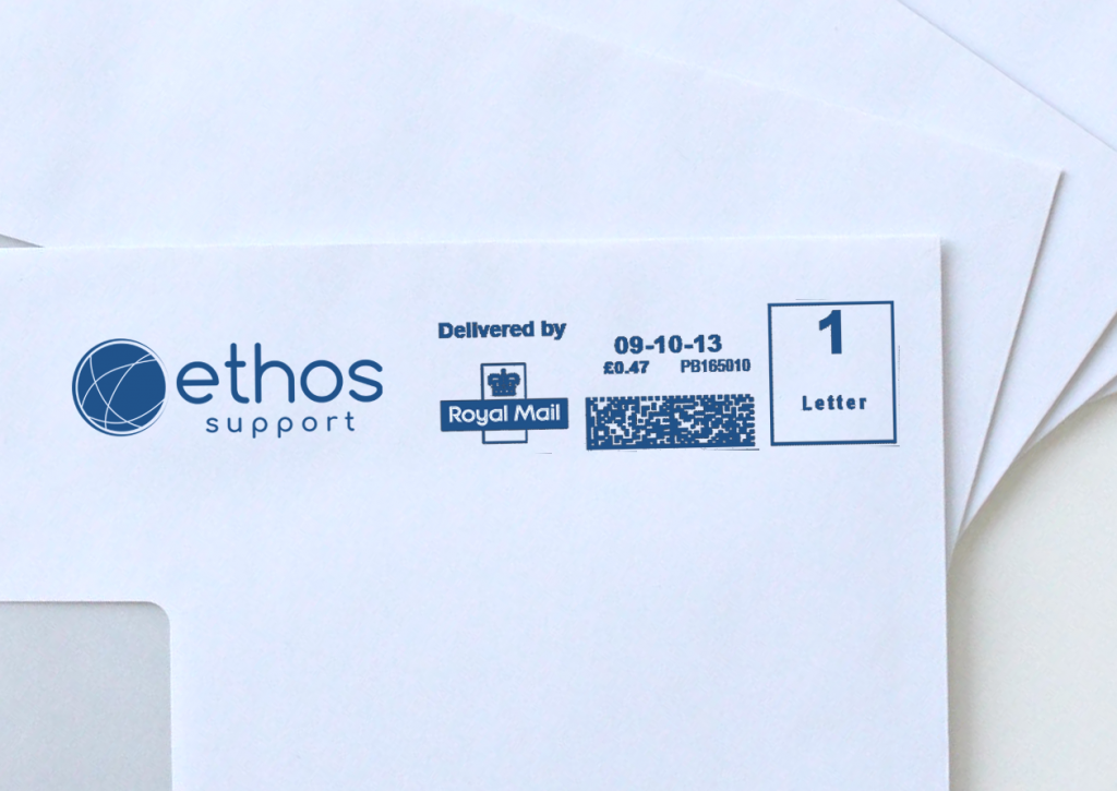 Letter With Ethos Mailmark